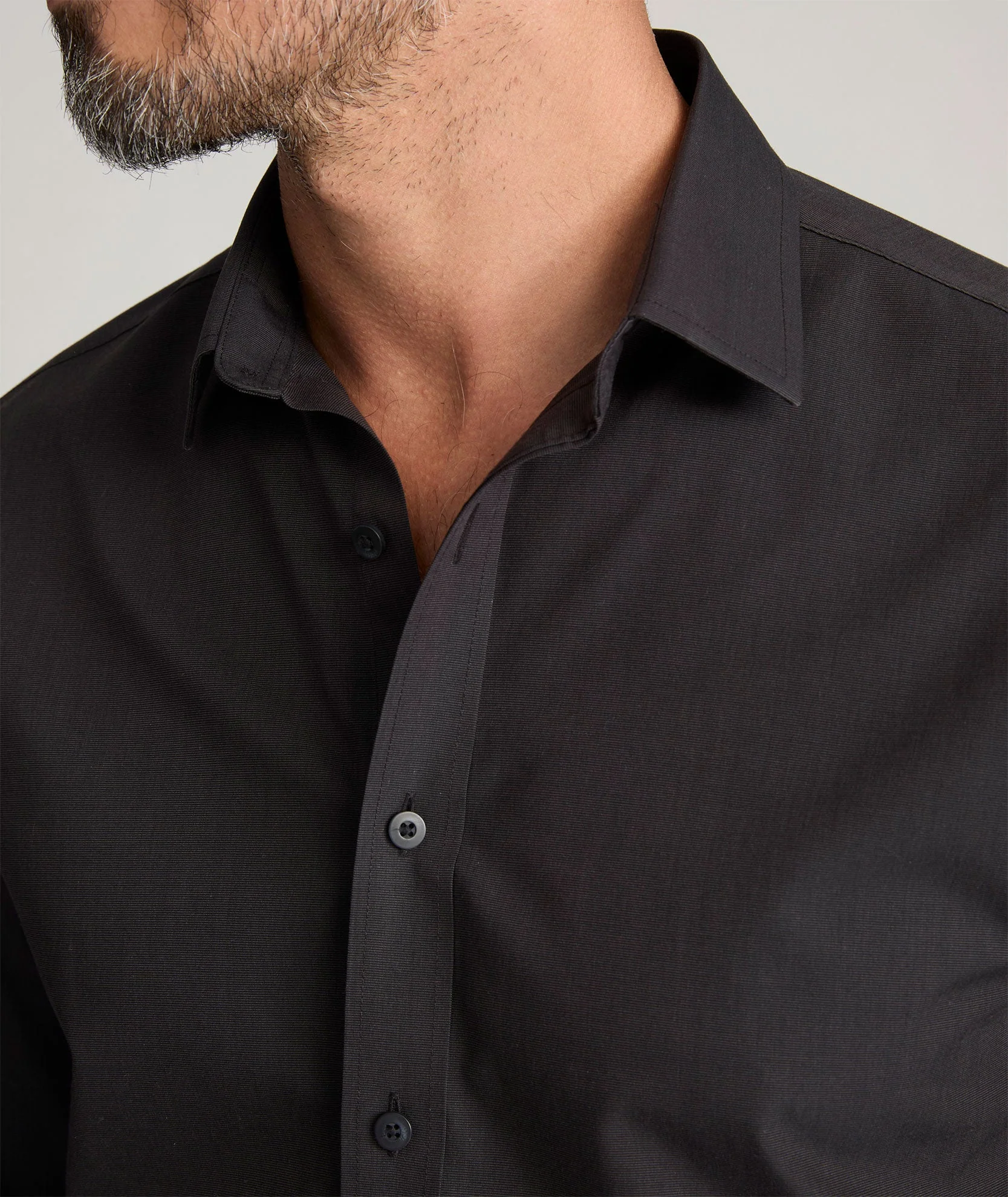 Classic Black Cotton Shirt