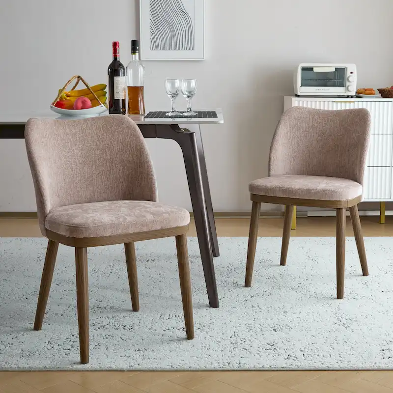 Aviana Fabric Upholstered Dining Chairs (Set of 2) by Christopher Knight Home