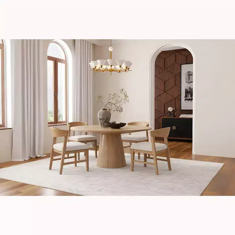 Cove Wood Back Chairs (Set of 2), Natural