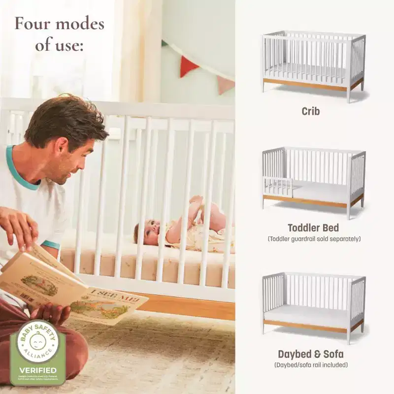 Little Seeds Clover 4-in-1 Convertible Crib