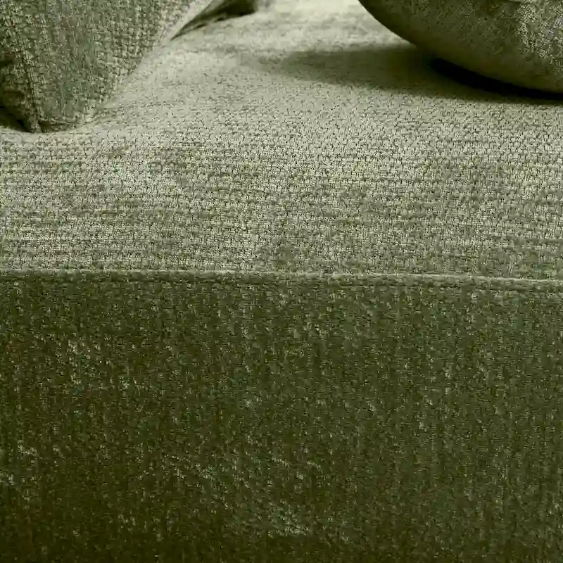 Christopher Knight Home- Buker Curved Polyester Sectional Sofa