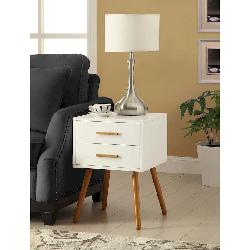 2 Drawer End Table