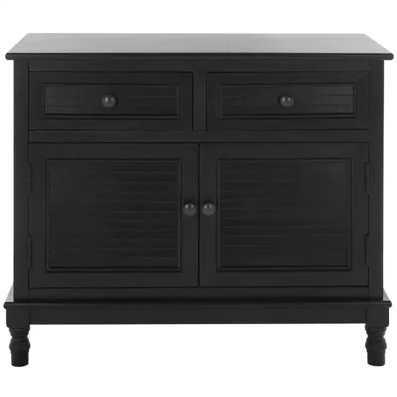 2-Drawer 2-Door Sideboard in Distressed White