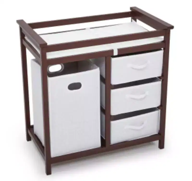 Wooden Baby Changing Table (Solid Wood)