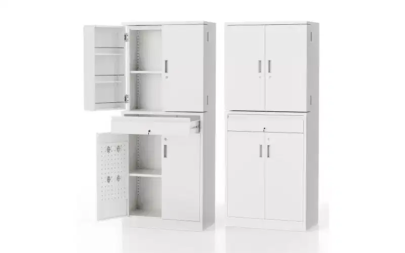 White Tool Storage Cabinet