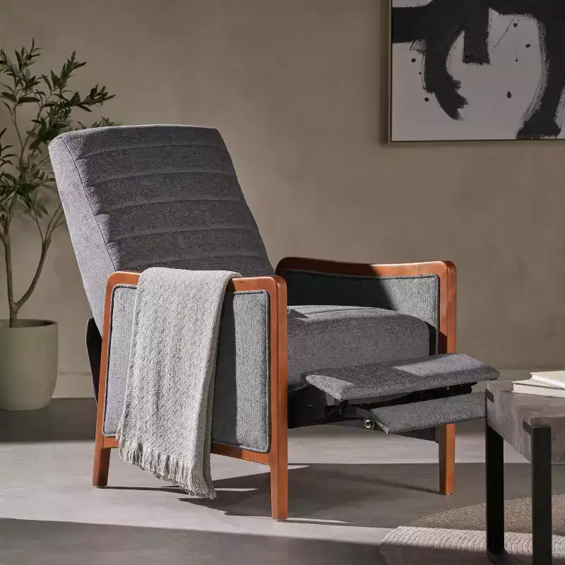 Channel Stitch Pushback Recliner