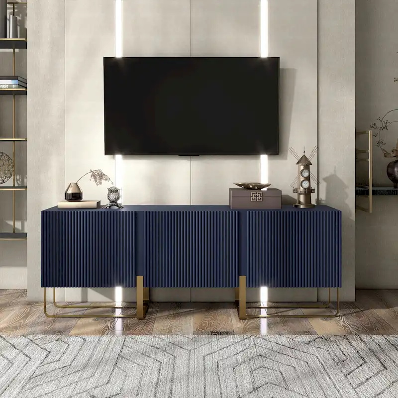 60-inch 3-Door Storage TV Stand by