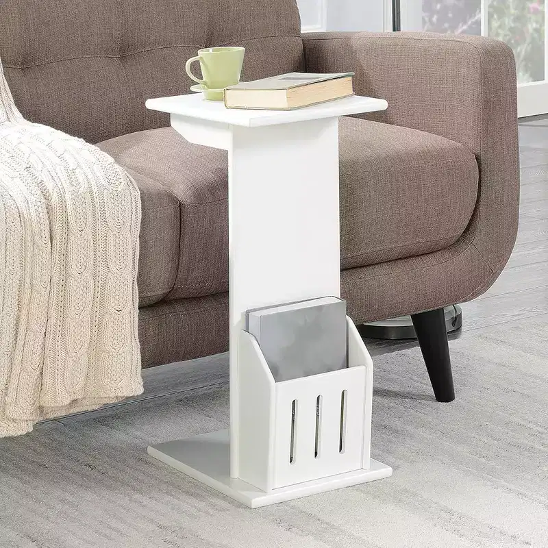 Versatile End Tables with Space Saving Design for Living Room, Bedroom or Office