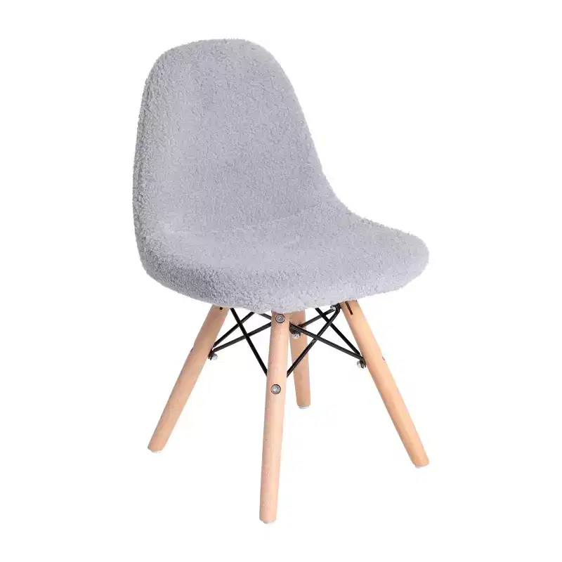 Merrick Lane Children's Lyon Faux Shearling Accent Chair, Modern Accent Chair For Bedroom, Entryway, and Living Room