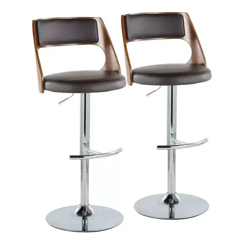 Set of 2 Cecina Adjustable Barstools - LumiSource