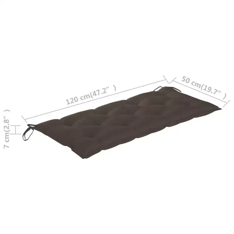 Garden Bench Natural Acacia Wood Solid Acacia Wood Standard