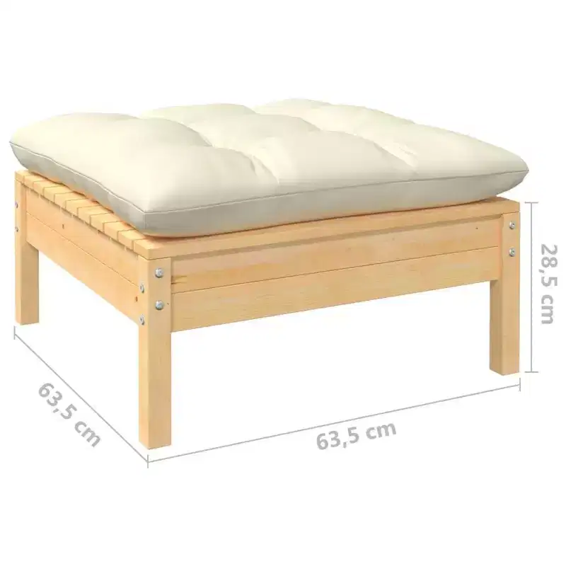 vidaXL Garden Lounge Set with and Cushions