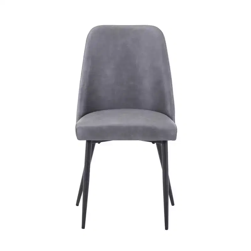 Jofran, Maddox Mid-Century Modern Faux Leather Upholstered Dining Chair (Set of 2)