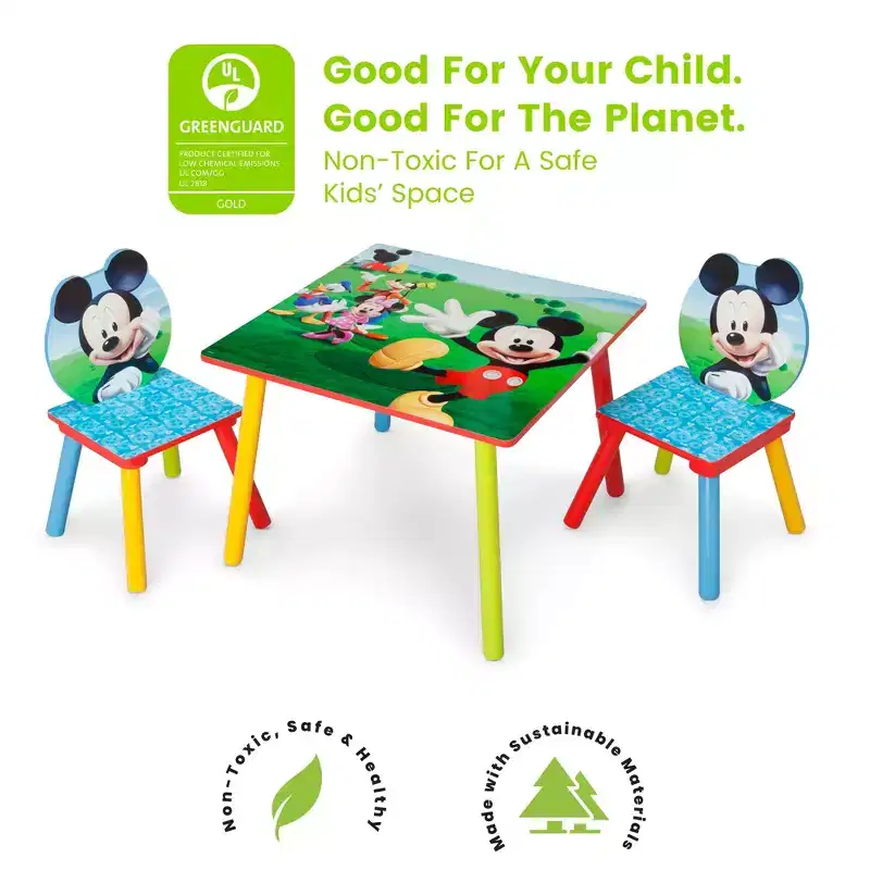Delta Children Mickey Mouse Kids Table and Chair Set