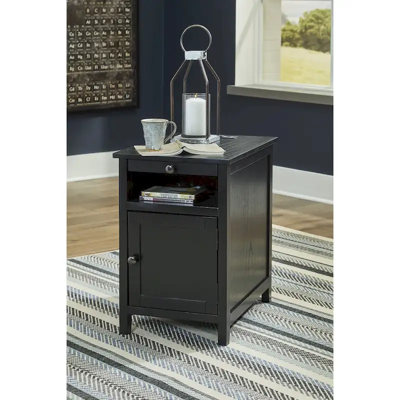 Signature Design by Ashley Treytown Chairside End Table - 16W x 24D x 24H