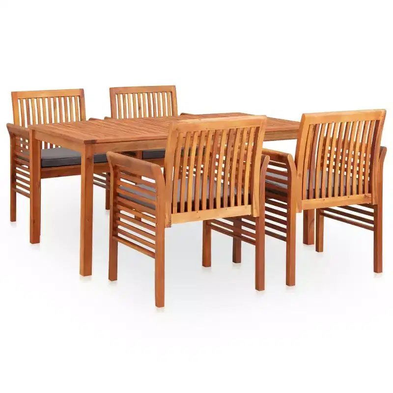 vidaXL Outdoor Dining Set Solid Wood Acacia Set Durable