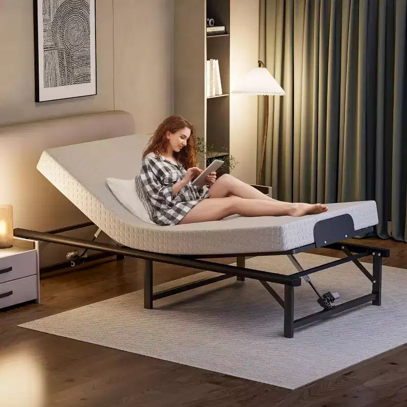 Sandinrayli Adjustable Bed Frame with Remote Control, Twin XL