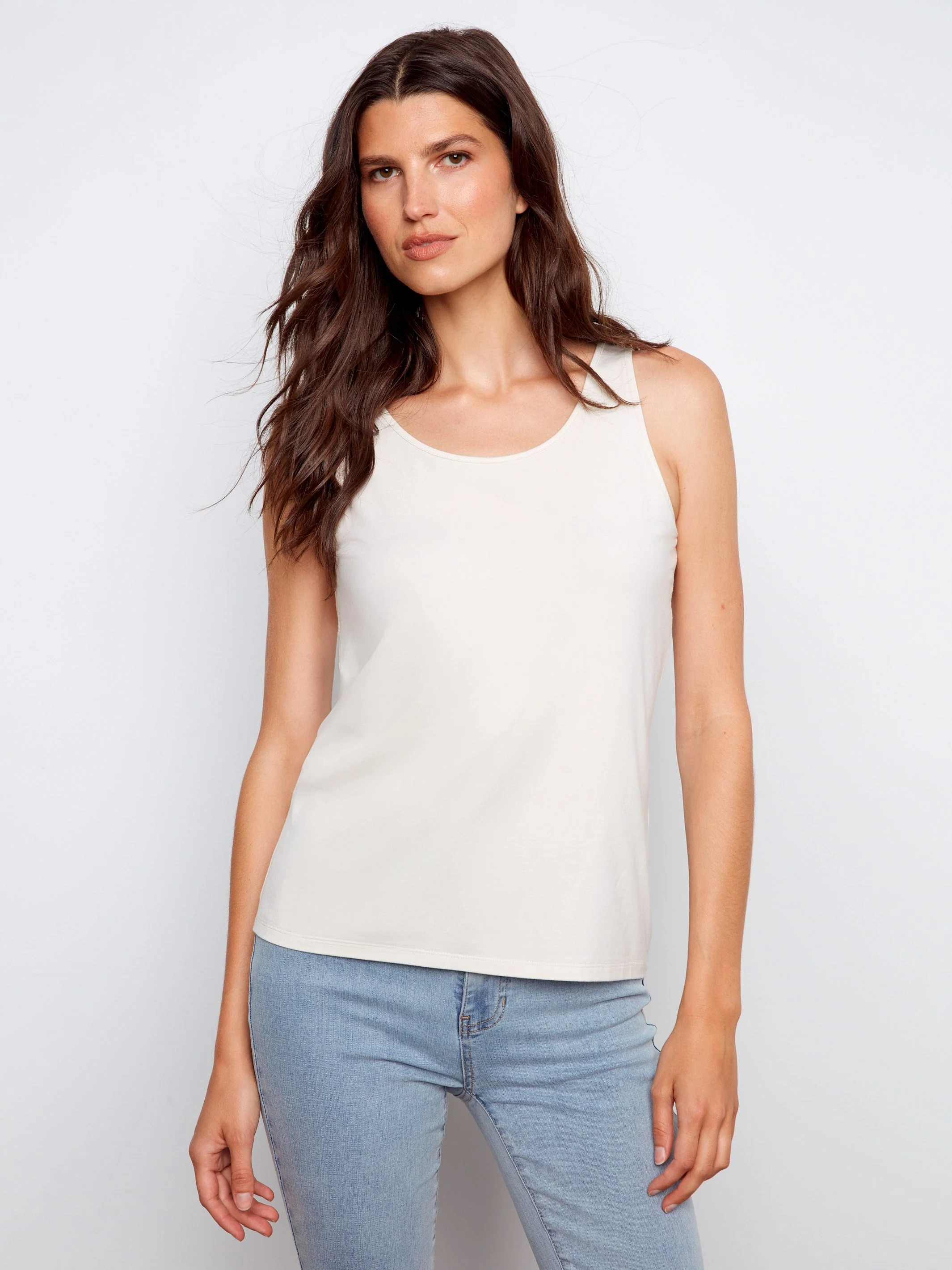 Reversible Soft Fabric Cami - Greige