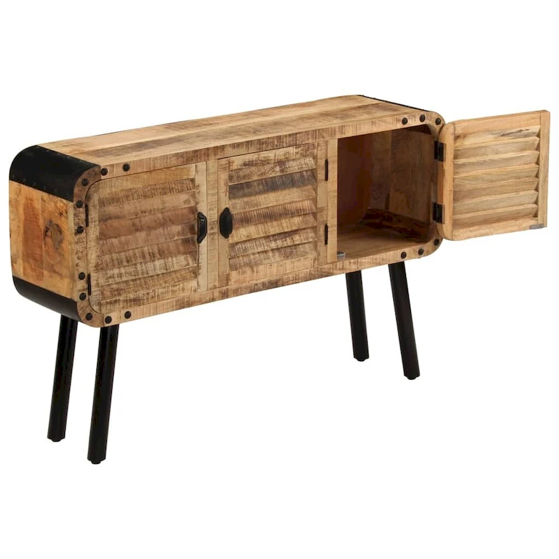 vidaXL Sideboard Solid Mango Wood 47.2x11.8x29.9 - 47.2x11.8x30