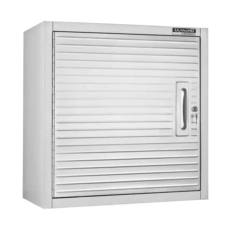 Seville Classics UltraHD Single Door Wall Cabinet, 24 x 12 x 24