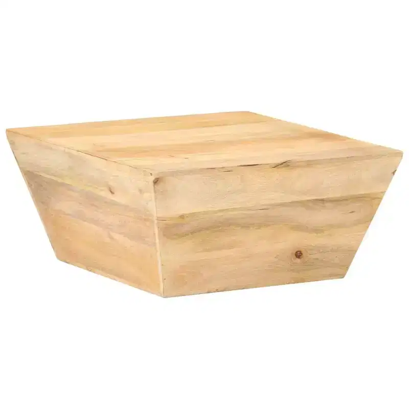 vidaXL Coffee Table V-shape Side End Table Living Room Sofa Table Solid Wood
