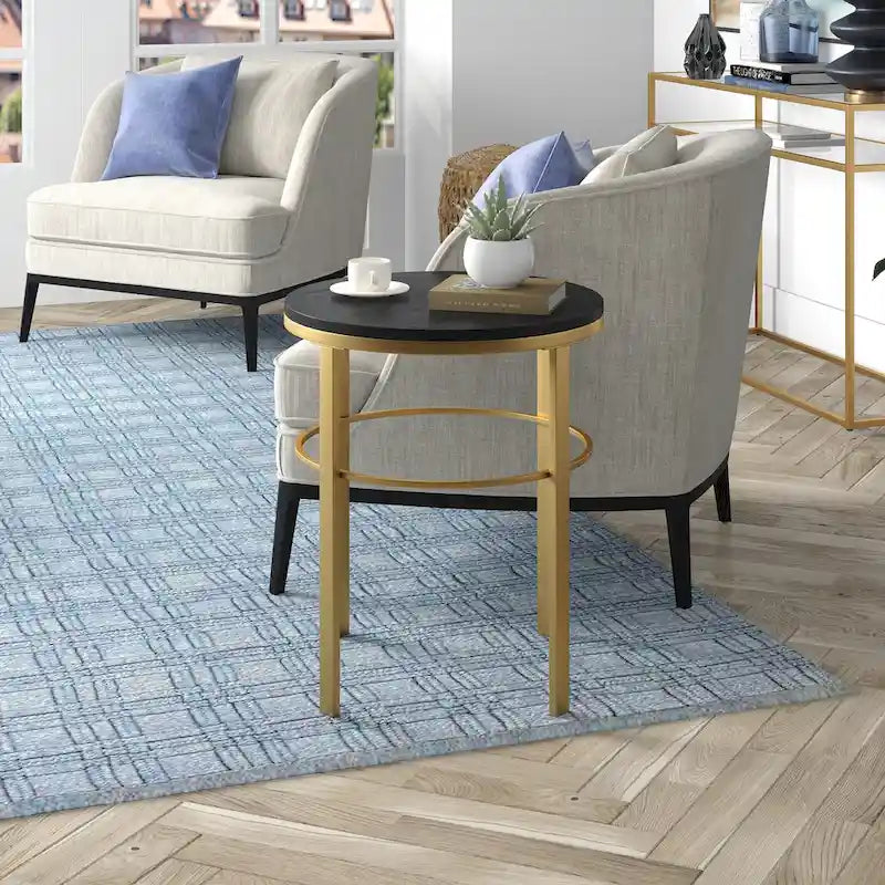 20 Wide Round Side Table with MDF Top
