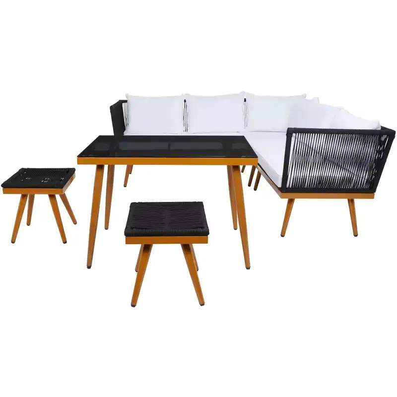 Romlin Outdoor Dining Set - Indoor/Outdoor - PAT7528 - Safavieh