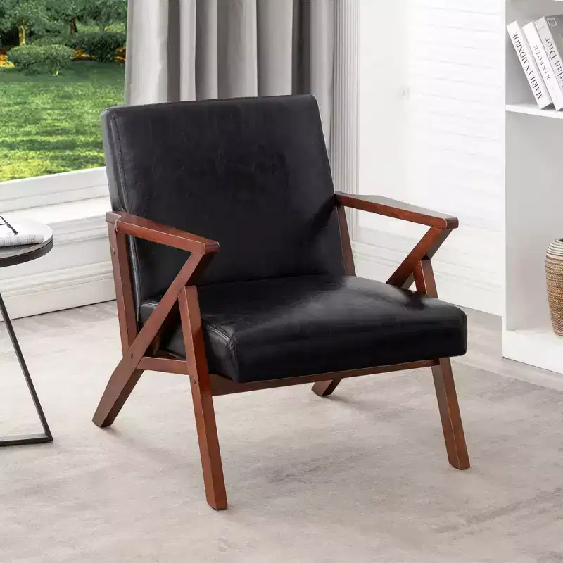 Breighton Home Take a Seat Cliff Mid-Century Modern Accent Lounge Armchair