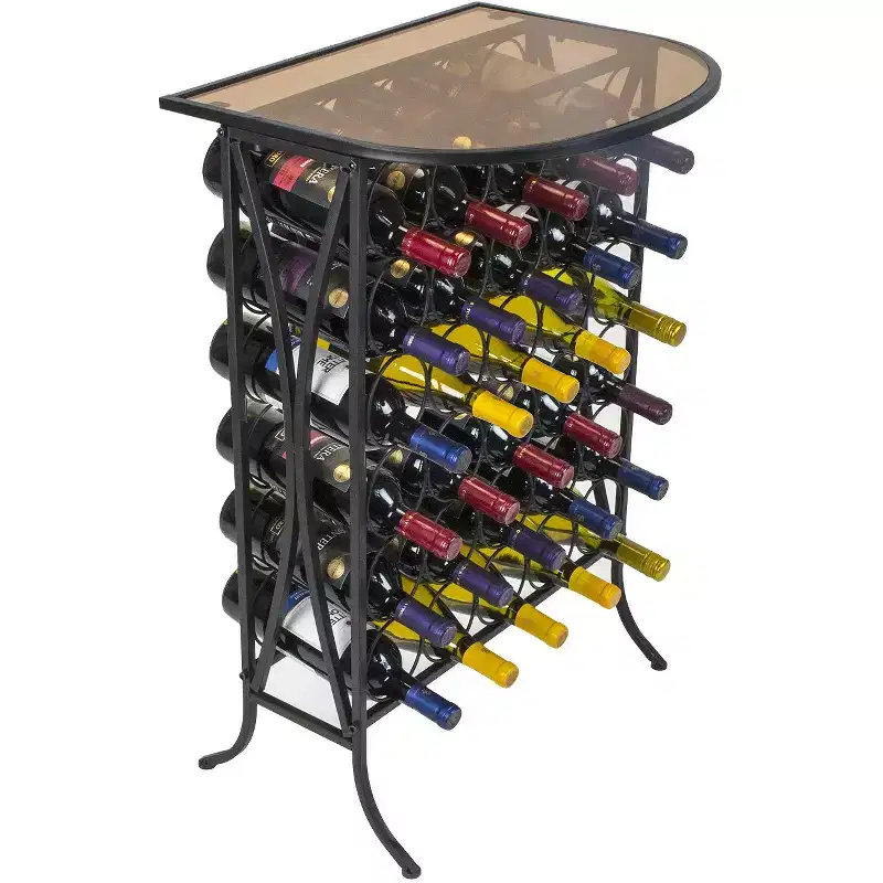 Château Style Wine Bottle Rack for Home & Cellar