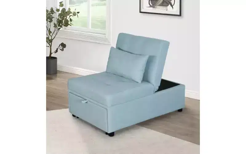 Sofa Bed Convertible Chair Recliner Sofa Stool Guest Sofa Chair for Bedroom Living Room