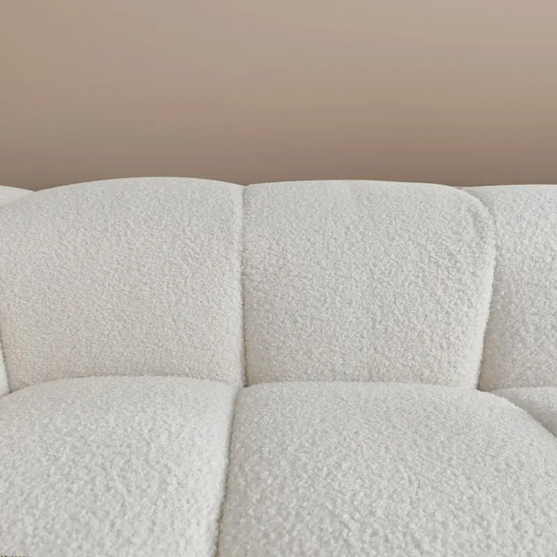 100.8 Teddy Velvet Sofa CouchModern Loveseat/Sofa/Couch with Armrest