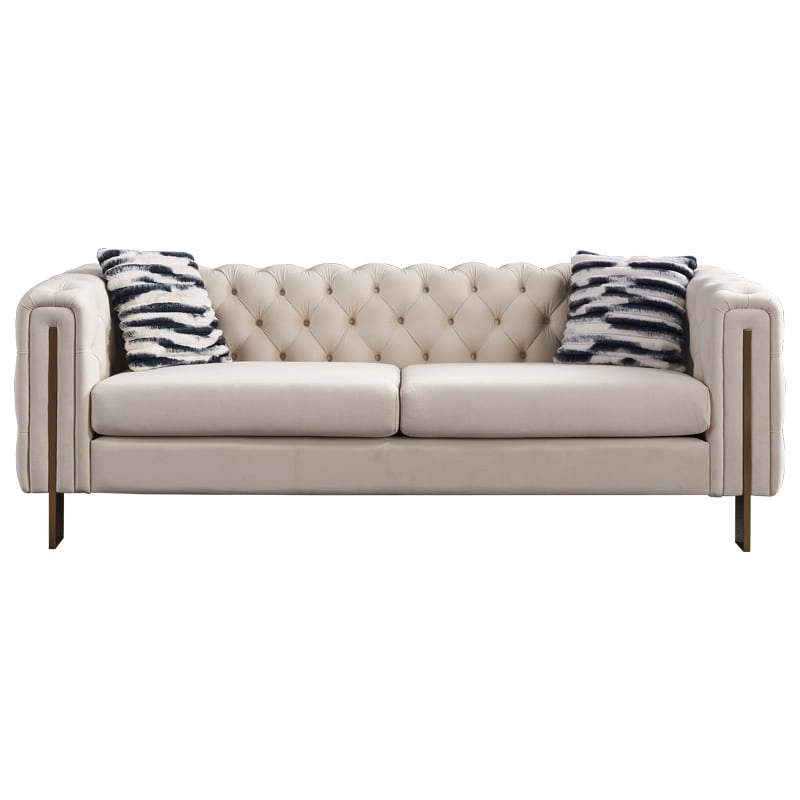 Modern Tufted Velvet Living Room Sofa