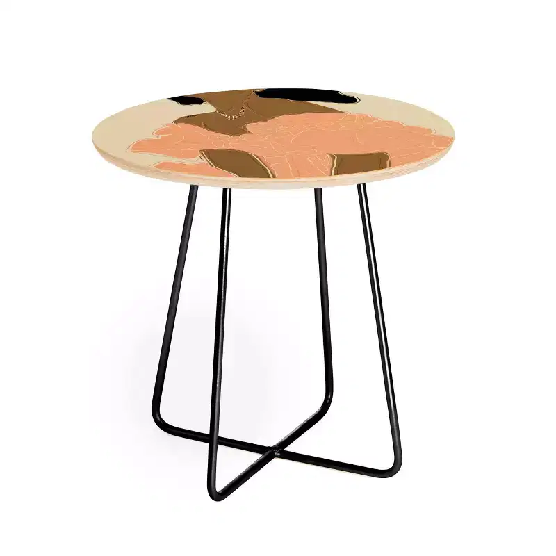 EELISE_NDRI Gushin Over You Side Table - Deny Designs