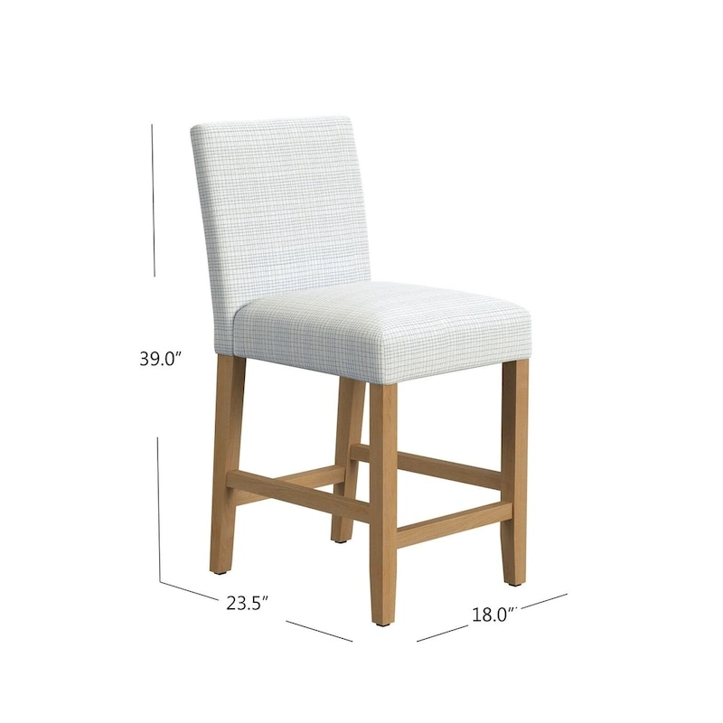 HomePop Classic Upholstered 25 Counter Stool