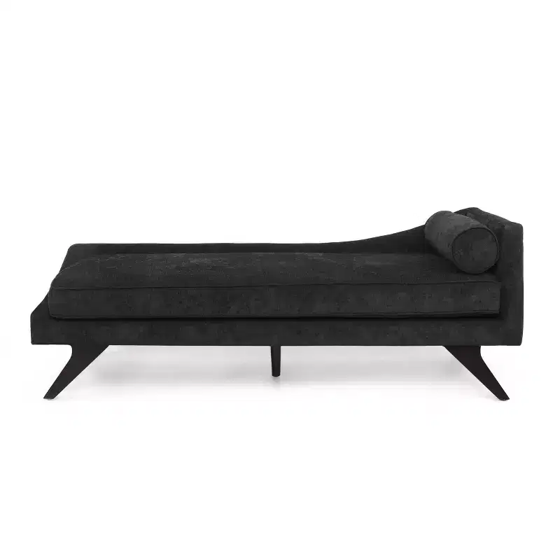 Mid Century Modern Fabric Chaise Lounge