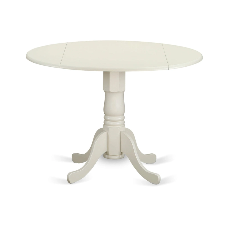 East West Furniture Dining Set Includes a Dining Room Table and Linen Fabric Kitchen Chairs,(Finish & Pieces Options)