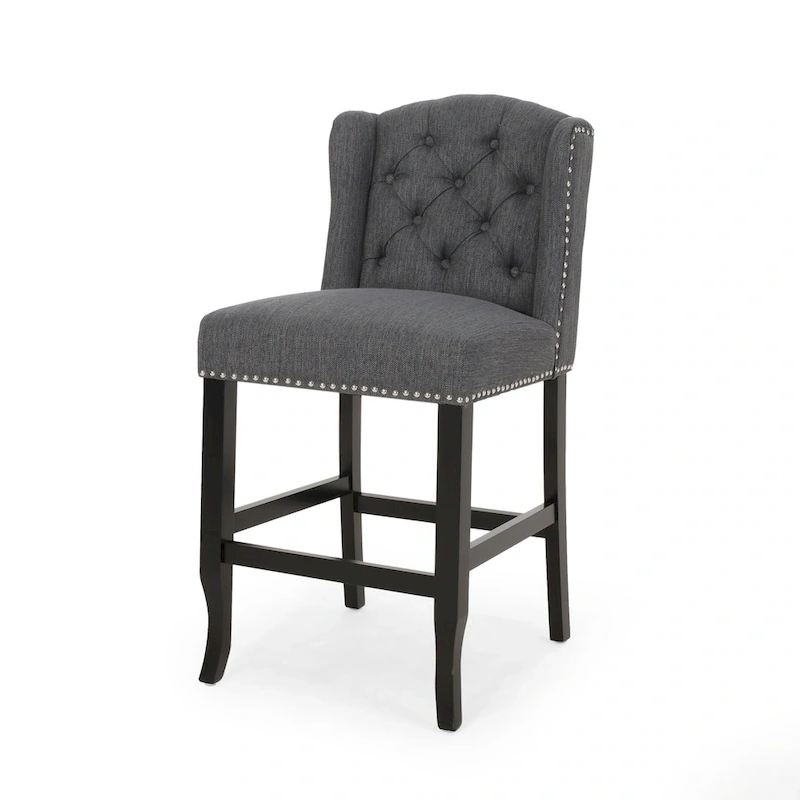 Foxcroft Wingback Counter Stool (Set of 2) by Christopher Knight Home