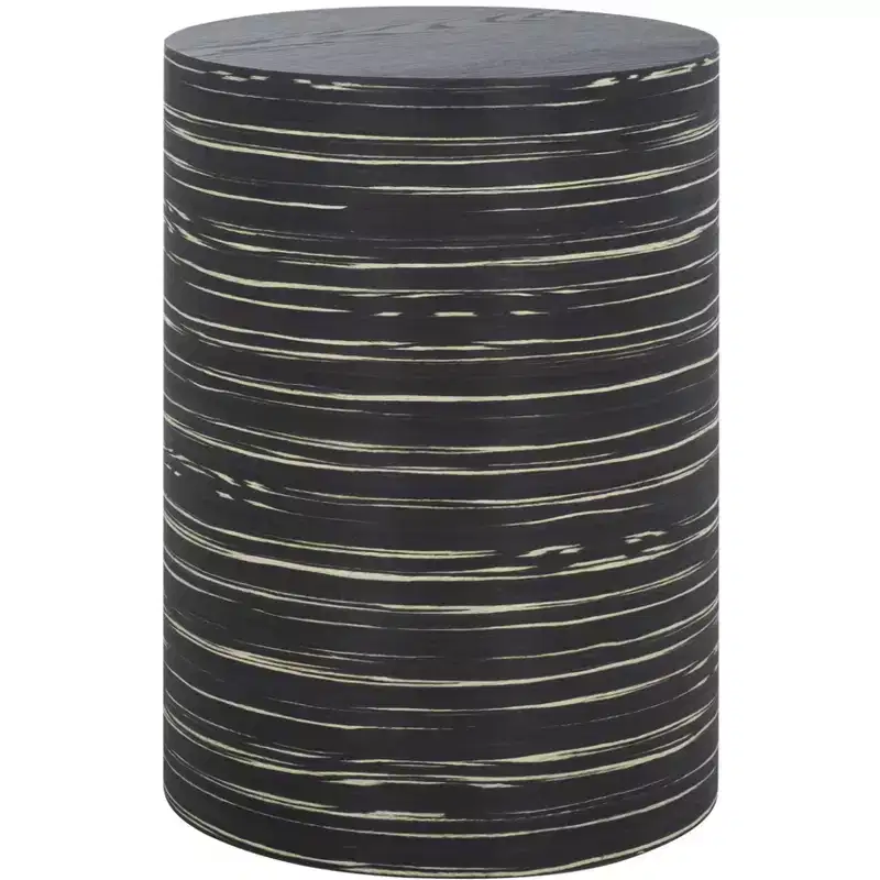 Bahan Round End Table - ACC2311A - Black - Safavieh