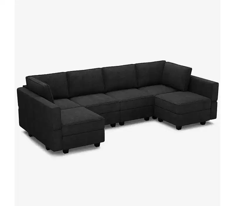 Belffin Modular Terry Sofa with Storage Seat (6 Seats + 8 Sides)