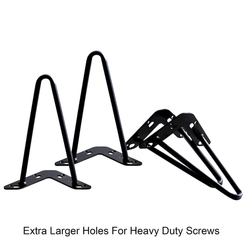 4 Piece Hairpin Metal Table Legs Furniture Legs