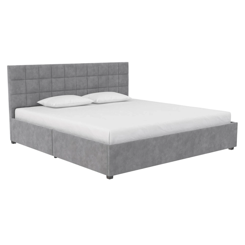 CosmoLiving Serena Upholstered Bed with Drawers