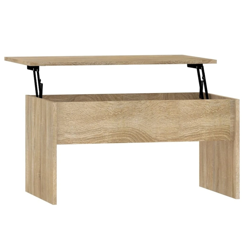 vidaXL Coffee Table Lift Top End Table Accent Side Sofa Table Engineered Wood - 31.5 x 19.9 x 16.3