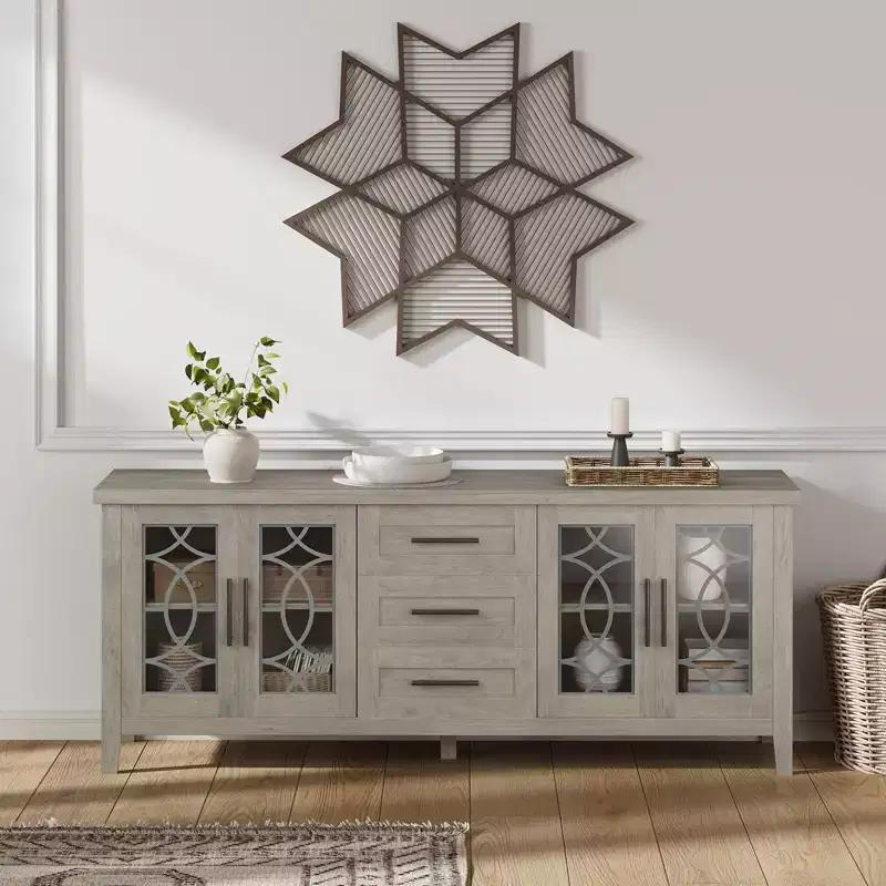 Farmhouse TV Stand for 70