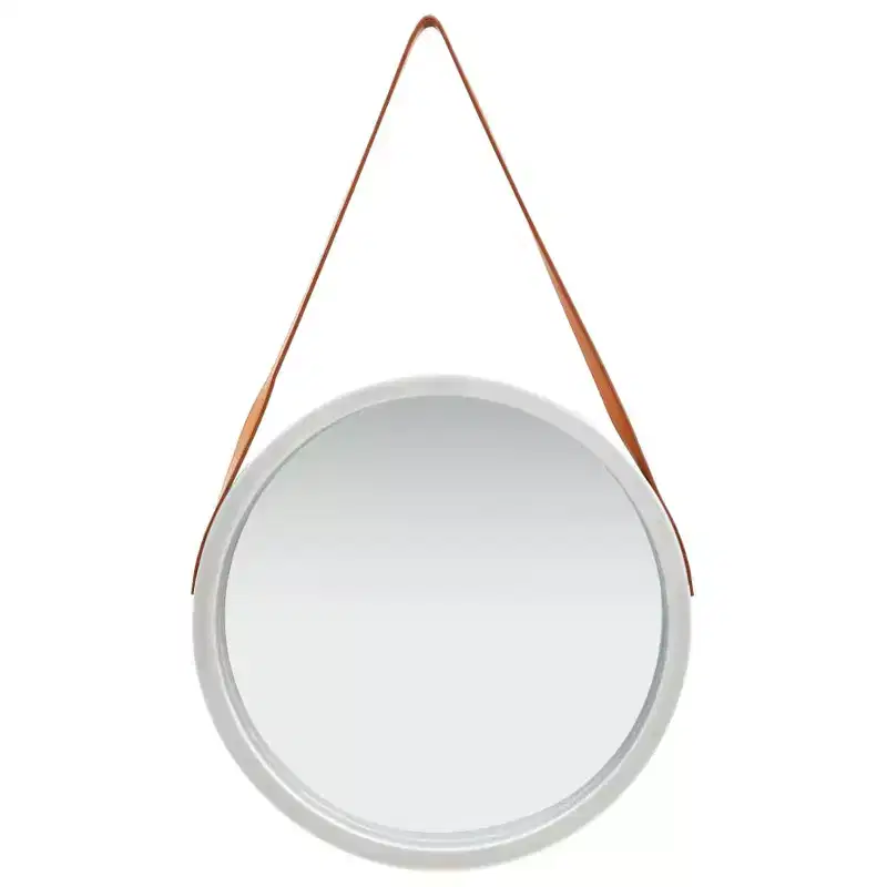 Wall Mirror Silver, Brown