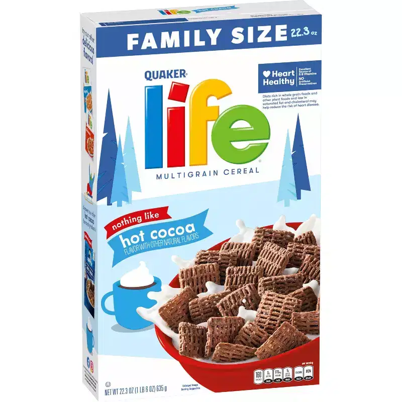 Quaker Life Multigrain Hot Cocoa Breakfast Cereal - 22.3oz