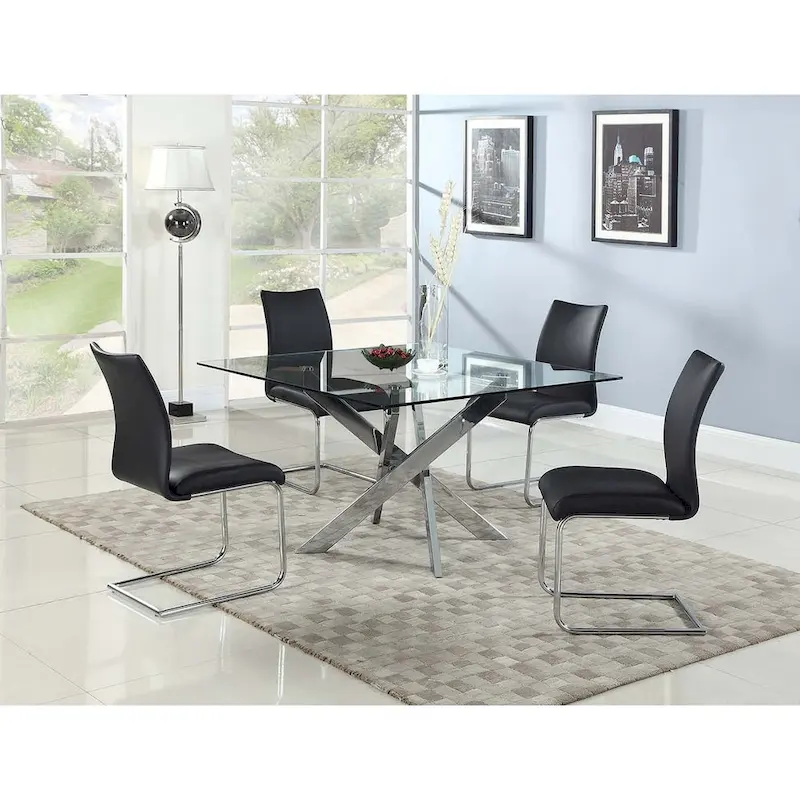 Petra Square Glass Dining Table