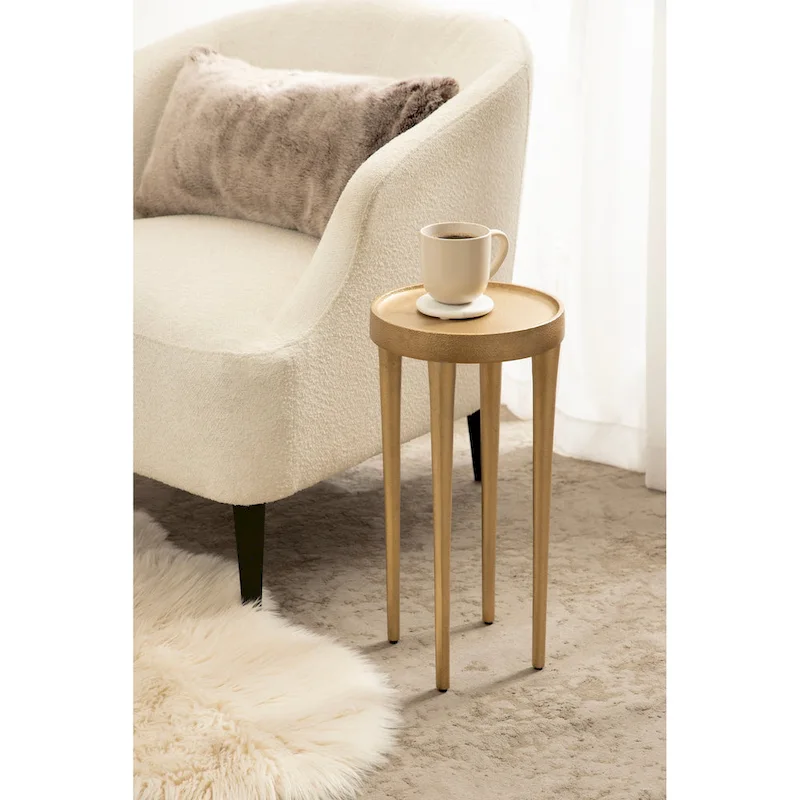 Kate and Laurel Rava Metal Drink Table