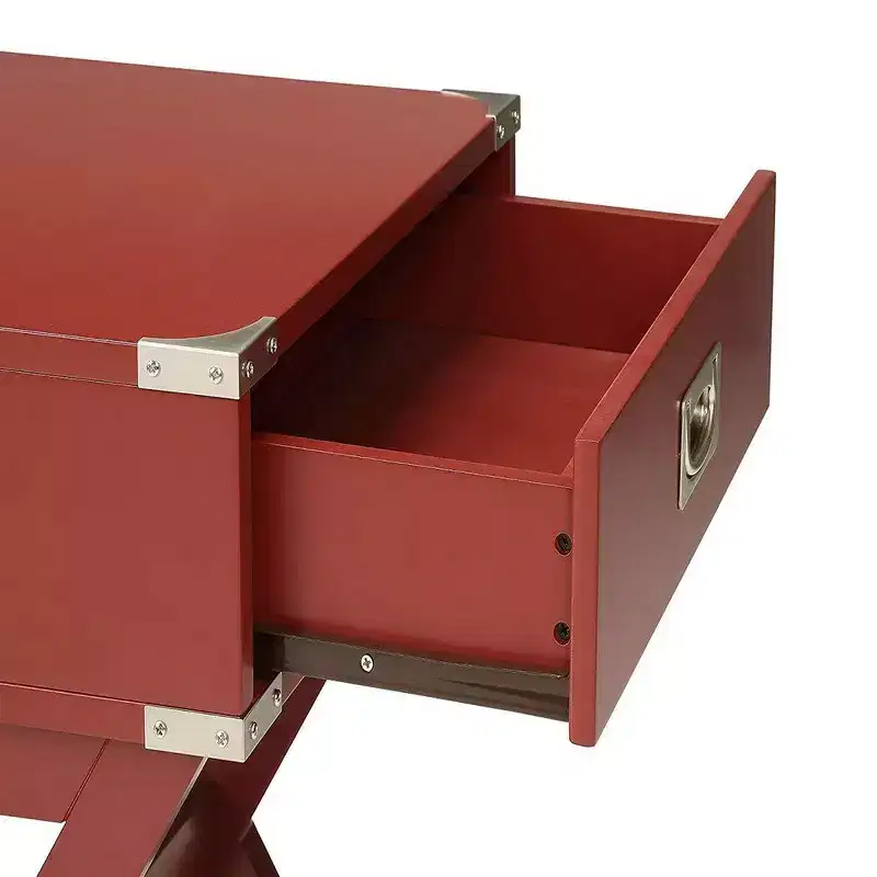 End Table, Red