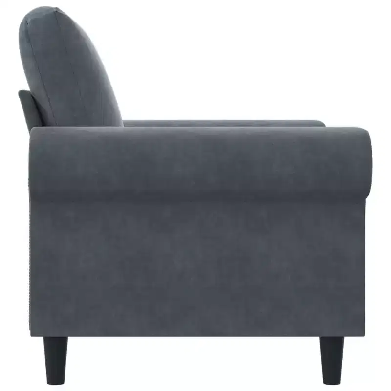 Sofa Chair Accent Upholstered Club Armchair for Living Room Velvet