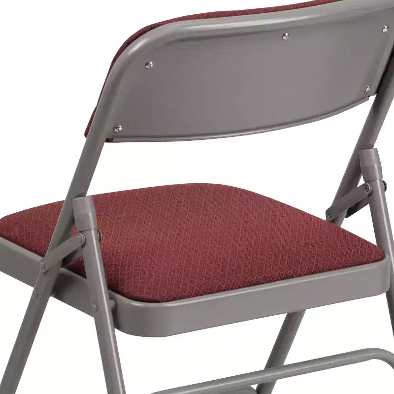 2-Pack Home & Office Party Events Fabric Padded Metal Folding Chair